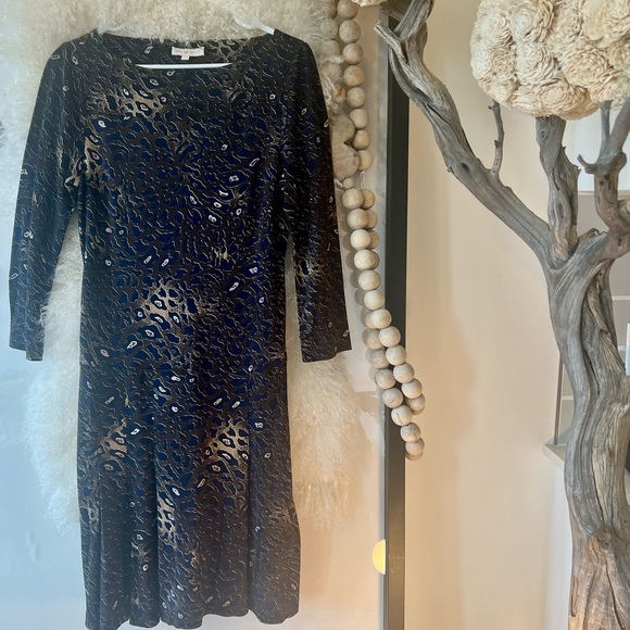 Tory Burch 3/4 Sleeve, Below Knee Dress - Picture 4 of 10